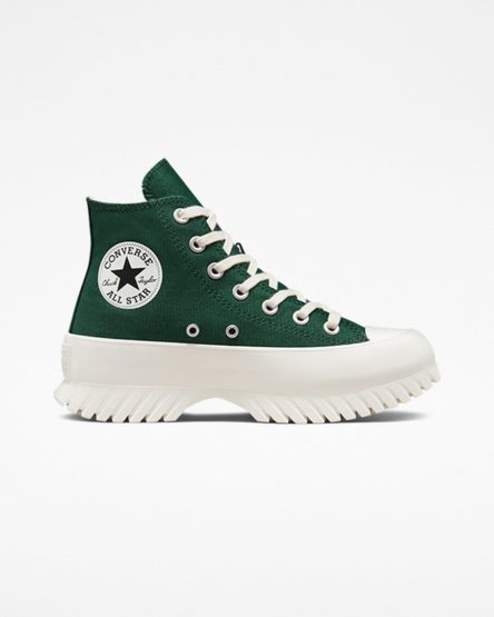 Men's Converse Chuck Taylor All Star Lugged 2.0 High Top Shoes Green / Black | AU 4915EQ